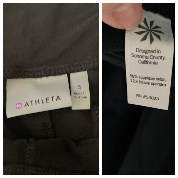 ATHLETA METRO LEGGINGS W/ POCKETS BLACK SIZE S - Picture 8 of 8